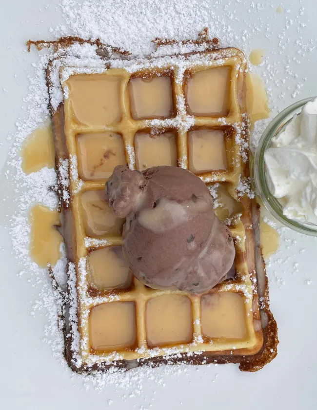 Belgische Eierlikörwaffel