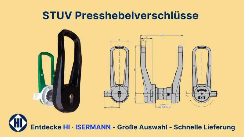 Presshebelverschluss