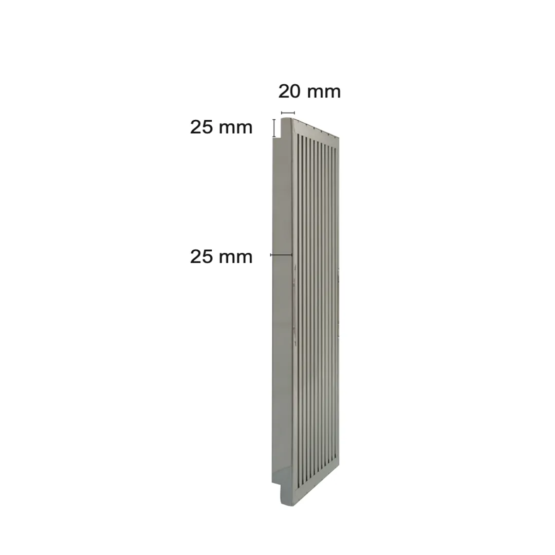 Flammschutzfilter FM-20 - Adapter - Masse