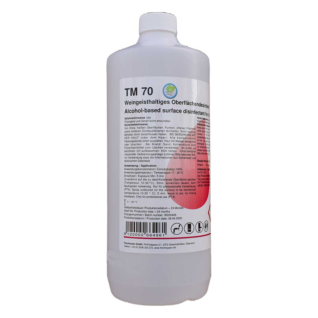 Desinfektionsmittel, Desinfektionsspray - TM 70, 250 ml Sprühflasche